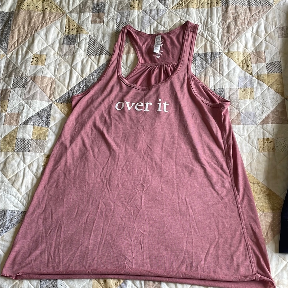 Pink Relaxed Tank Top
